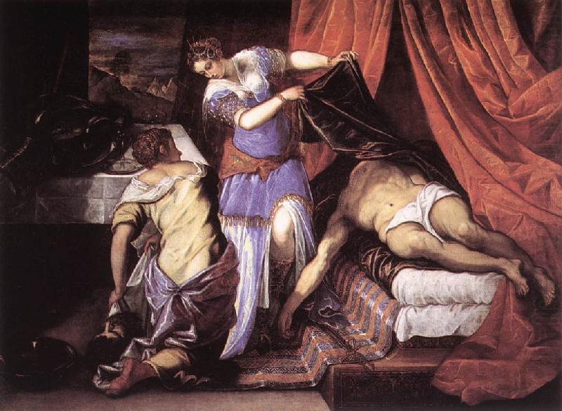 Judith and Holofernes ar, TINTORETTO, Jacopo